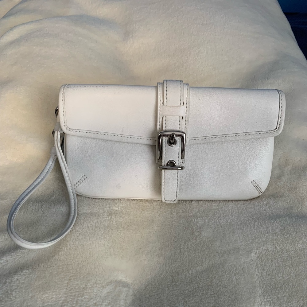 Coach Wristlet White
